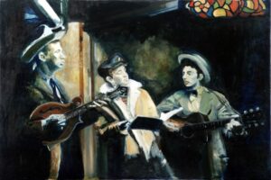 Gaslight trio - Mandolin Collection Note Cards