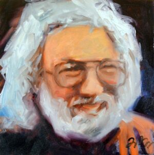 Portrait of Jerry - Garcia Grisman Collection Note Cards